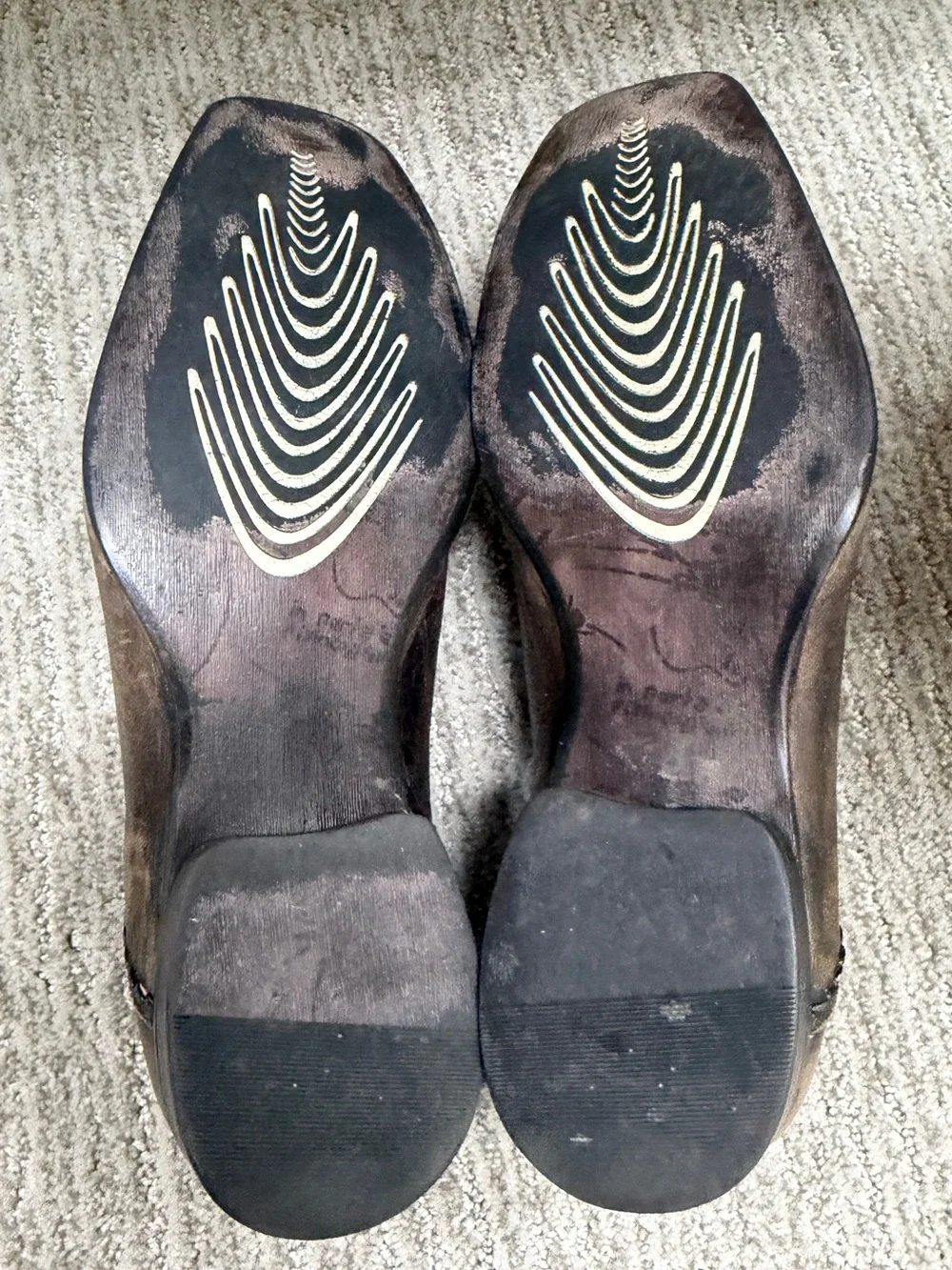 Me a Kenneth Cole Reaction Brown Distressed Loafers Size 9.5 M
